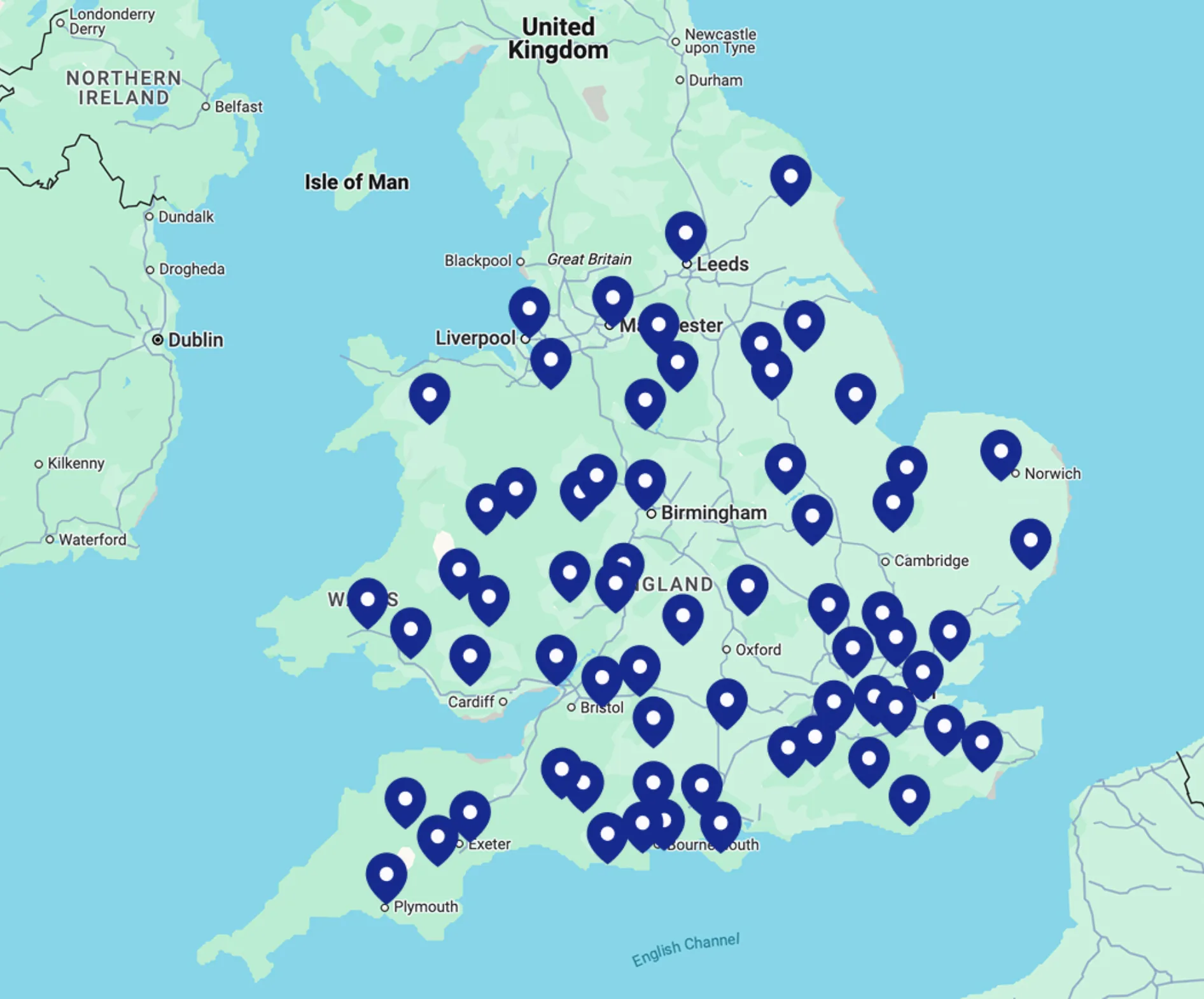 Map with markers