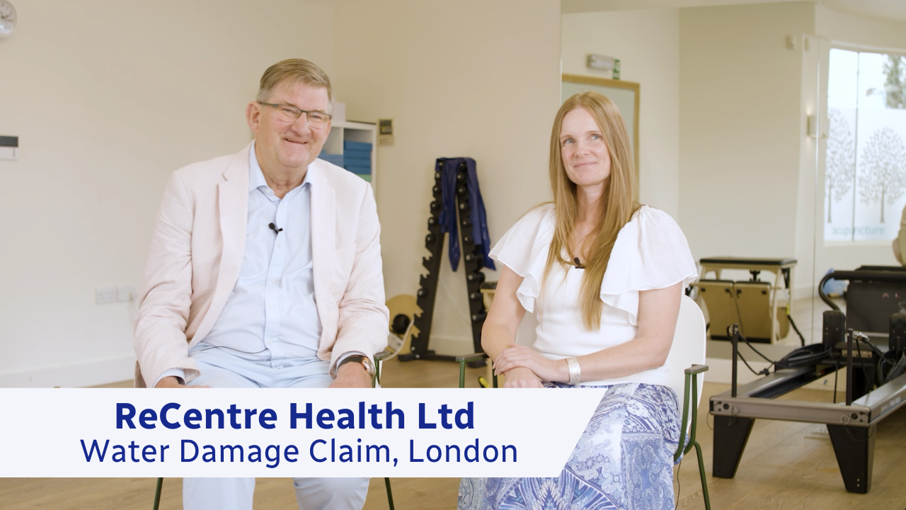 Testimonial: ReCentre Health Ltd’s story, Flood Claim, London